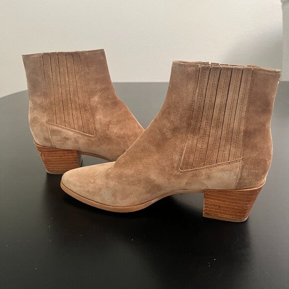 Rag & Bone Rover Suede Ankle Chelsea Boot Camel 39 - Picture 13 of 15